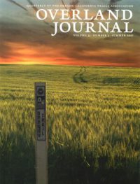 Overland Journal Volume 35 Number 2 Summer 2017