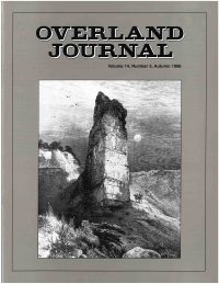 Overland Journal Volume 14 Number 3 Fall 1996