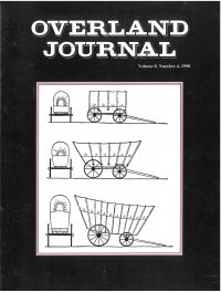 Overland Journal Volume 8 Number 4 1990