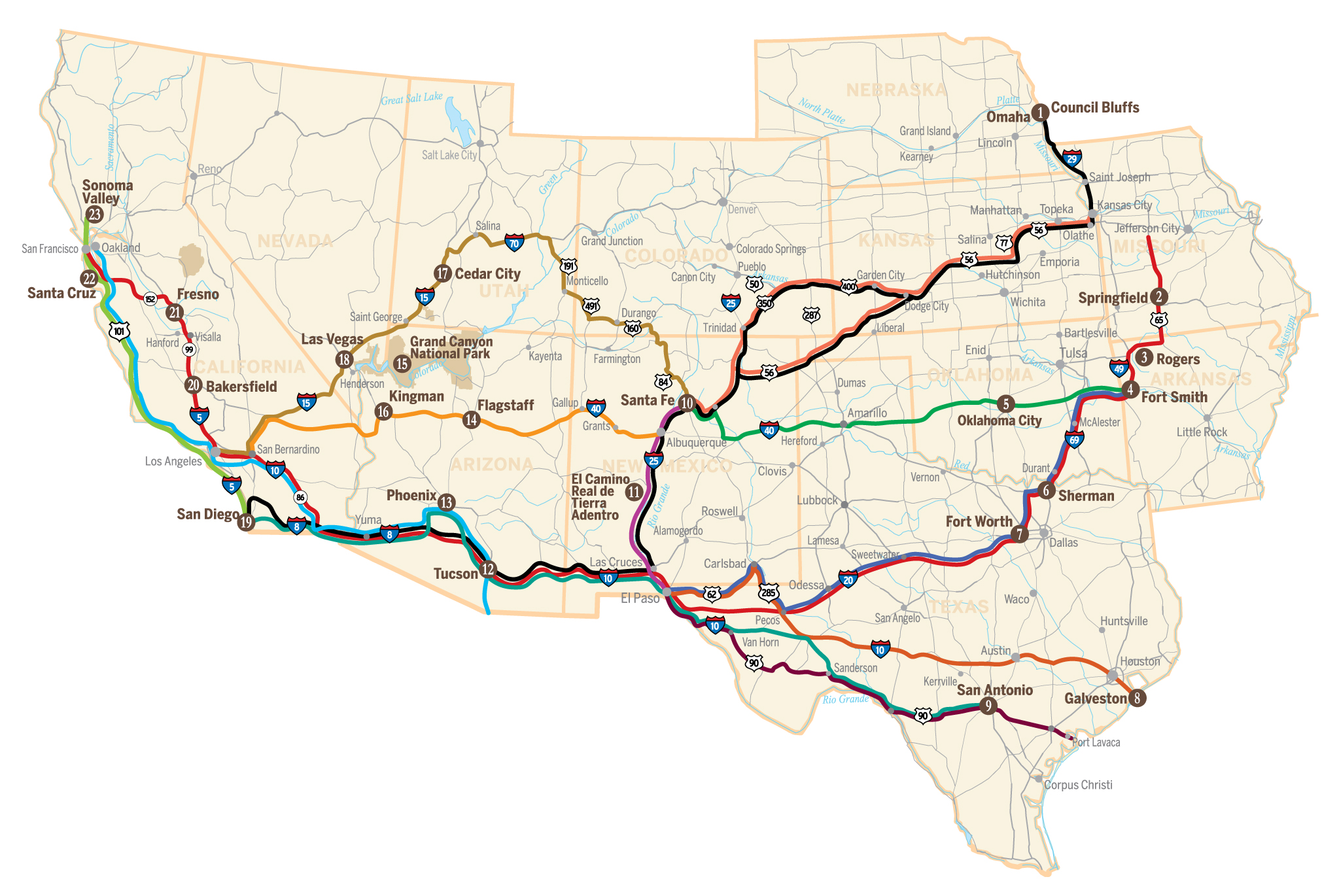 southwest routes