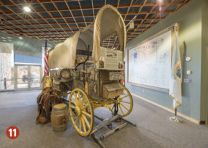 Pioneer wagon display