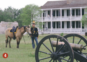 Cavalry reenactor at Fort Laramie