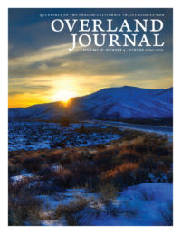 cover Overland Journal 38-4 Winter 2020-2021