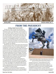 cover page of News From The Plains with text and photos
